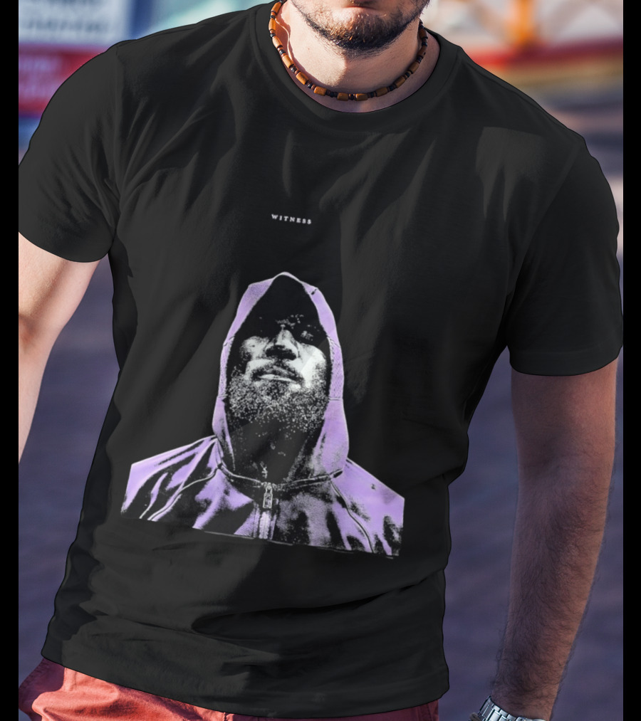 Witness LeBron James Style Purple T-Shirt