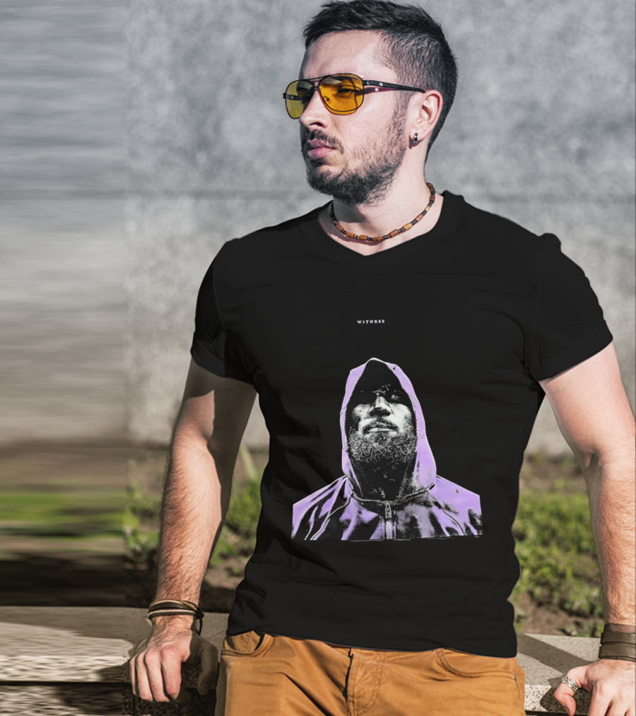 Witness LeBron James Style Purple T-Shirt
