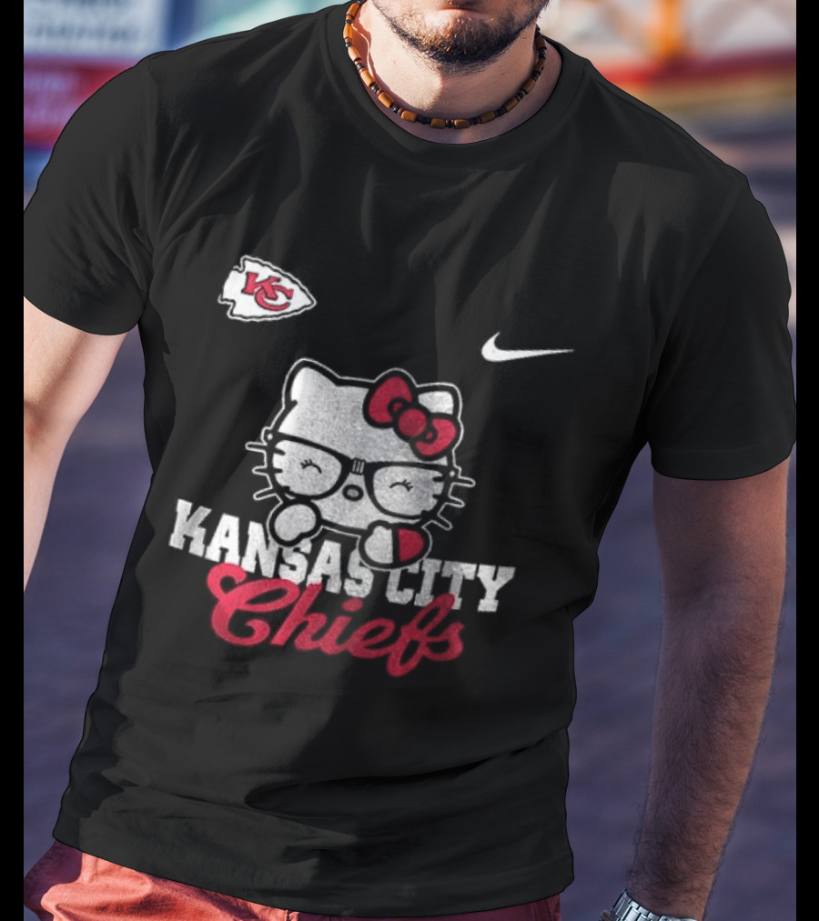 Kansas City Chiefs Hello Kitty Nike Collaboration T-Shirt