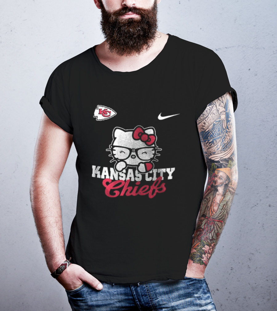Kansas City Chiefs Hello Kitty Nike Collaboration T-Shirt