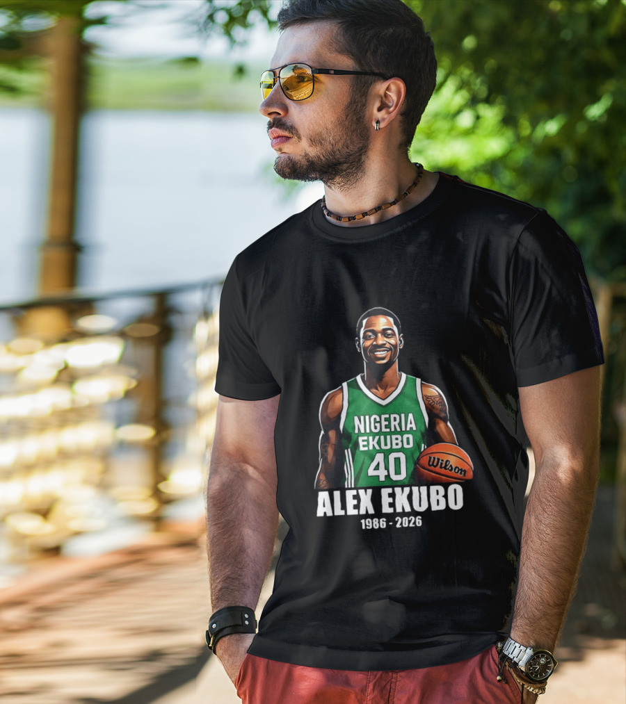 Alex Ekubo 1986 2026 Nollywood Nigeria Basketball Player T-Shirt