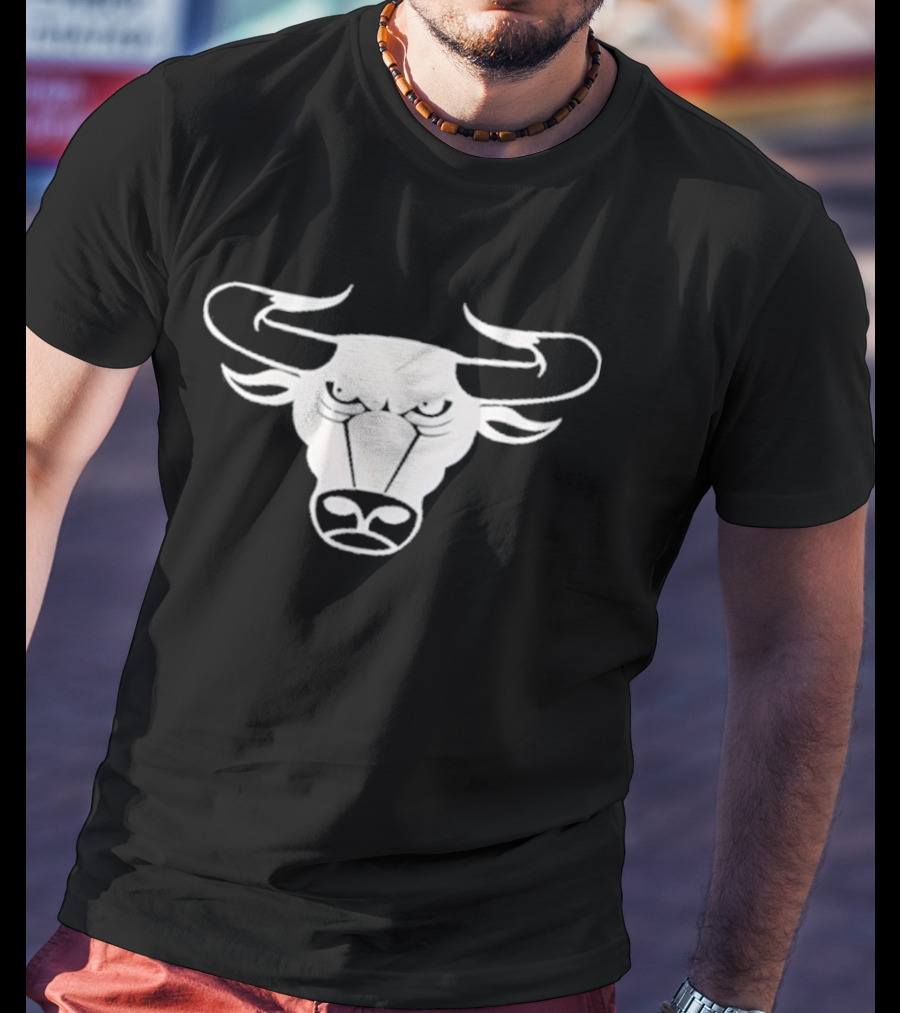 Bulls Head White T-Shirt