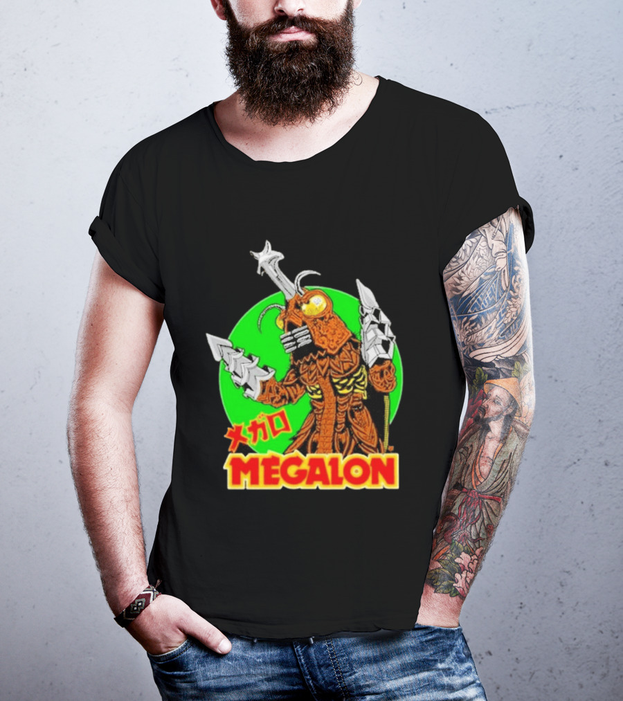 Cavitycolors Megalon Monster Kaiju Japanese Horror And Halloween T-Shirt