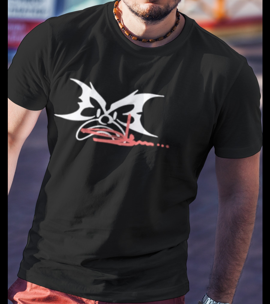 Mertra X Slawn Face 2023 White And Red T-Shirt