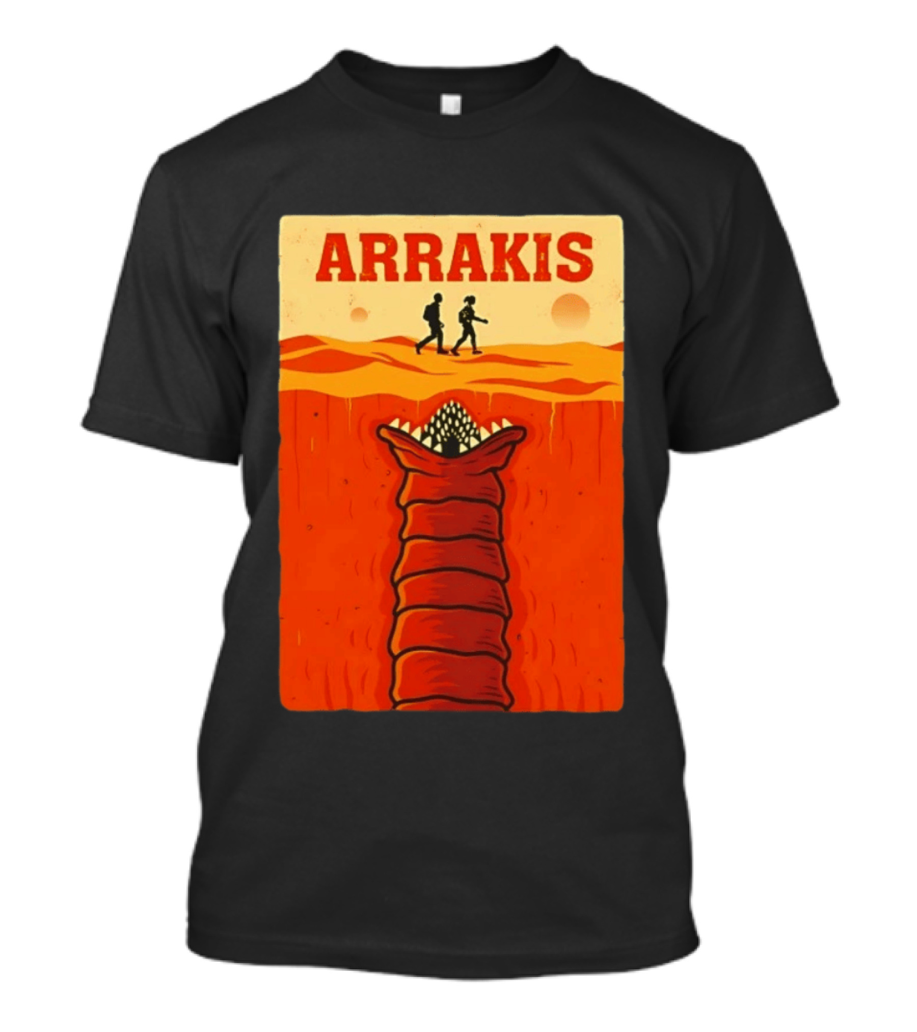 Arrakis Sandworm Apocalypse Movie Style Dune T-Shirt
