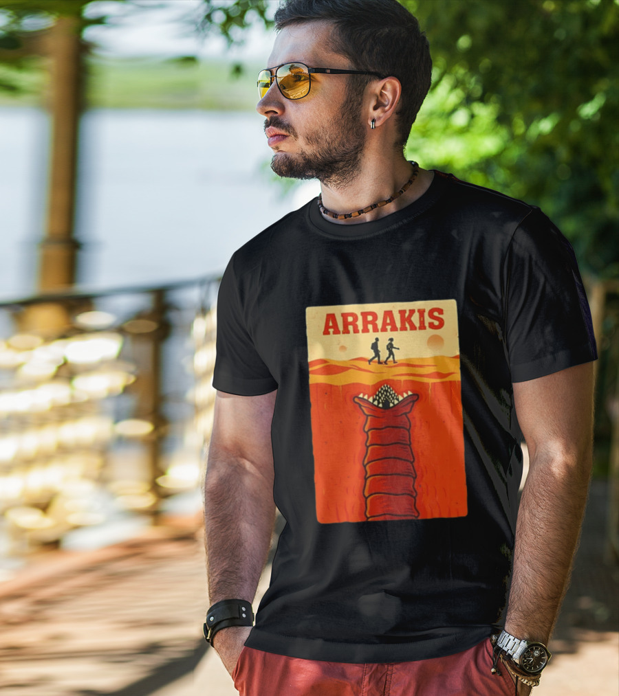 Arrakis Sandworm Apocalypse Movie Style Dune T-Shirt