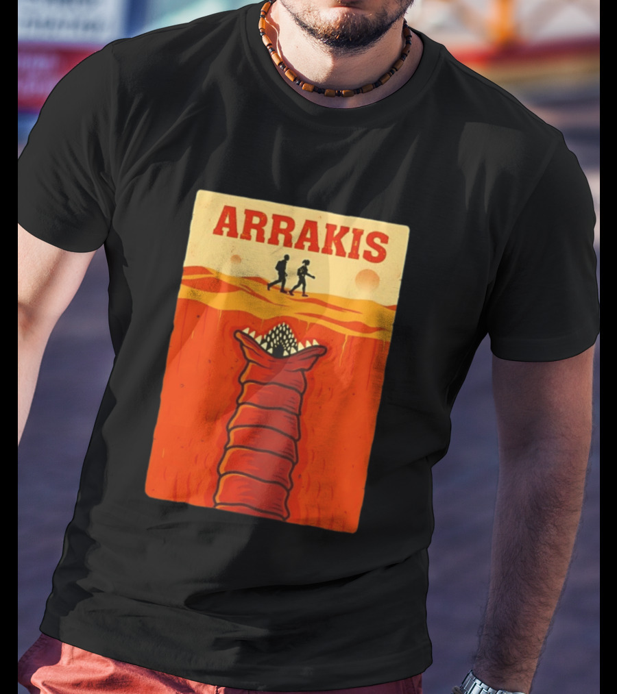 Arrakis Sandworm Apocalypse Movie Style Dune T-Shirt