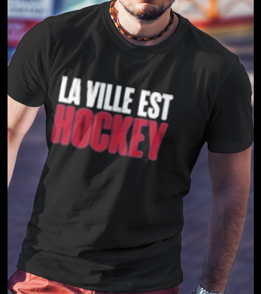 Montreal La Ville Est Hockey Enthusiast Gear T-Shirt