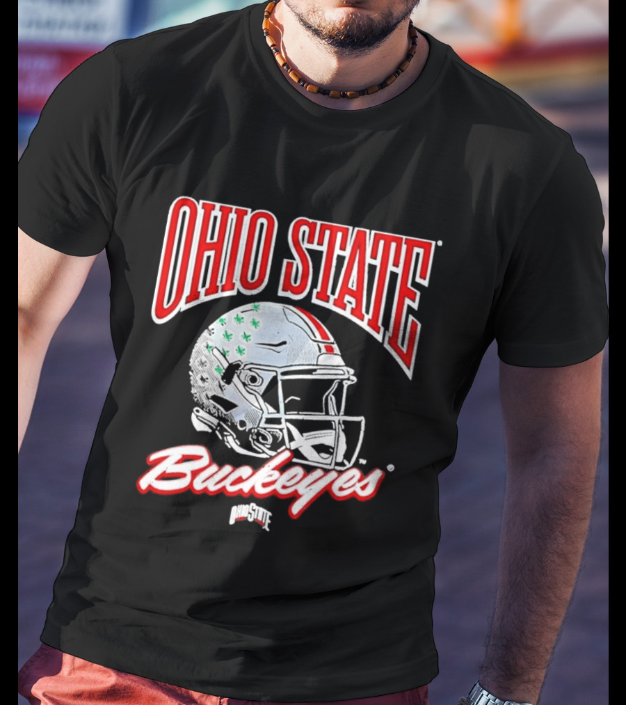 Ohio State Buckeyes Helmet Ncaa Football T-Shirt
