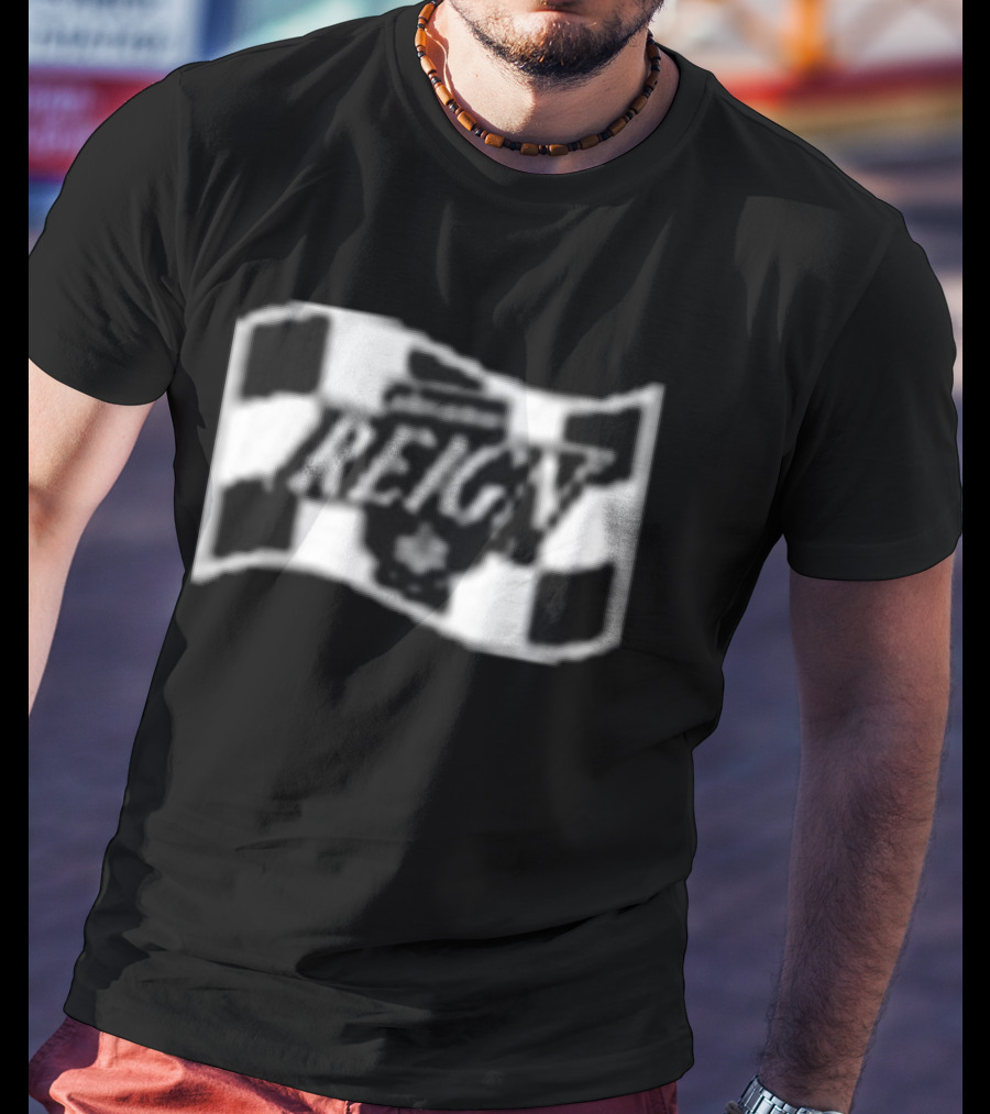 Ontario Reign Race To The Cup Checkered Flag T-Shirt