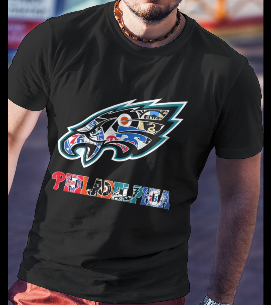 Philadelphia Eagles And Sports Teams Symbolic T-Shirt