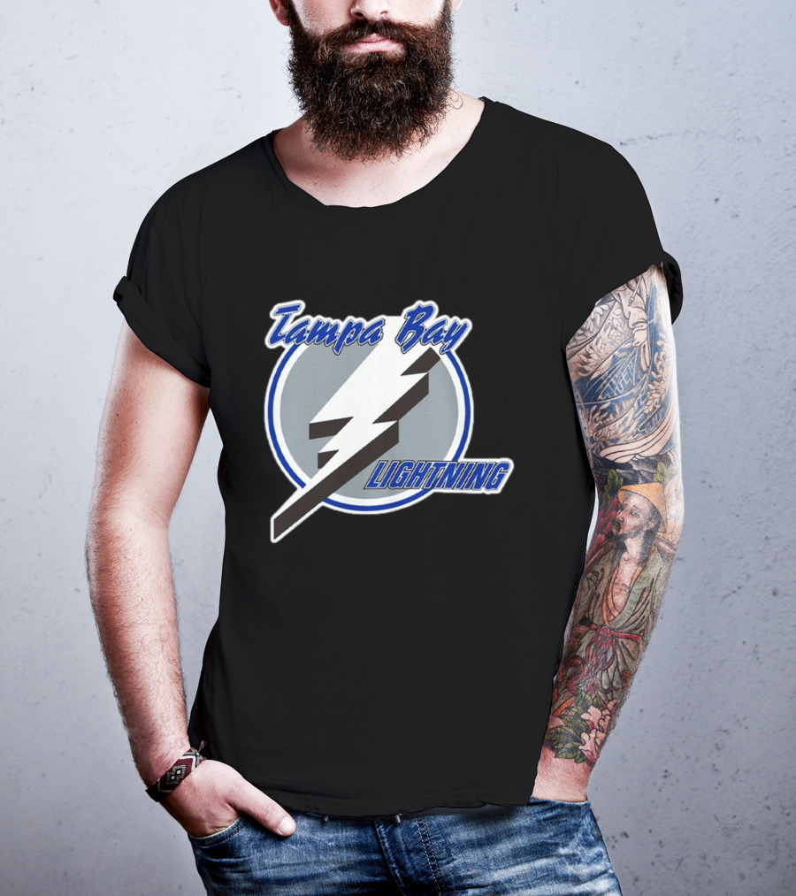Tampa Bay Lightning 90s Vintage Style Retro Classic NHL Team T-Shirt