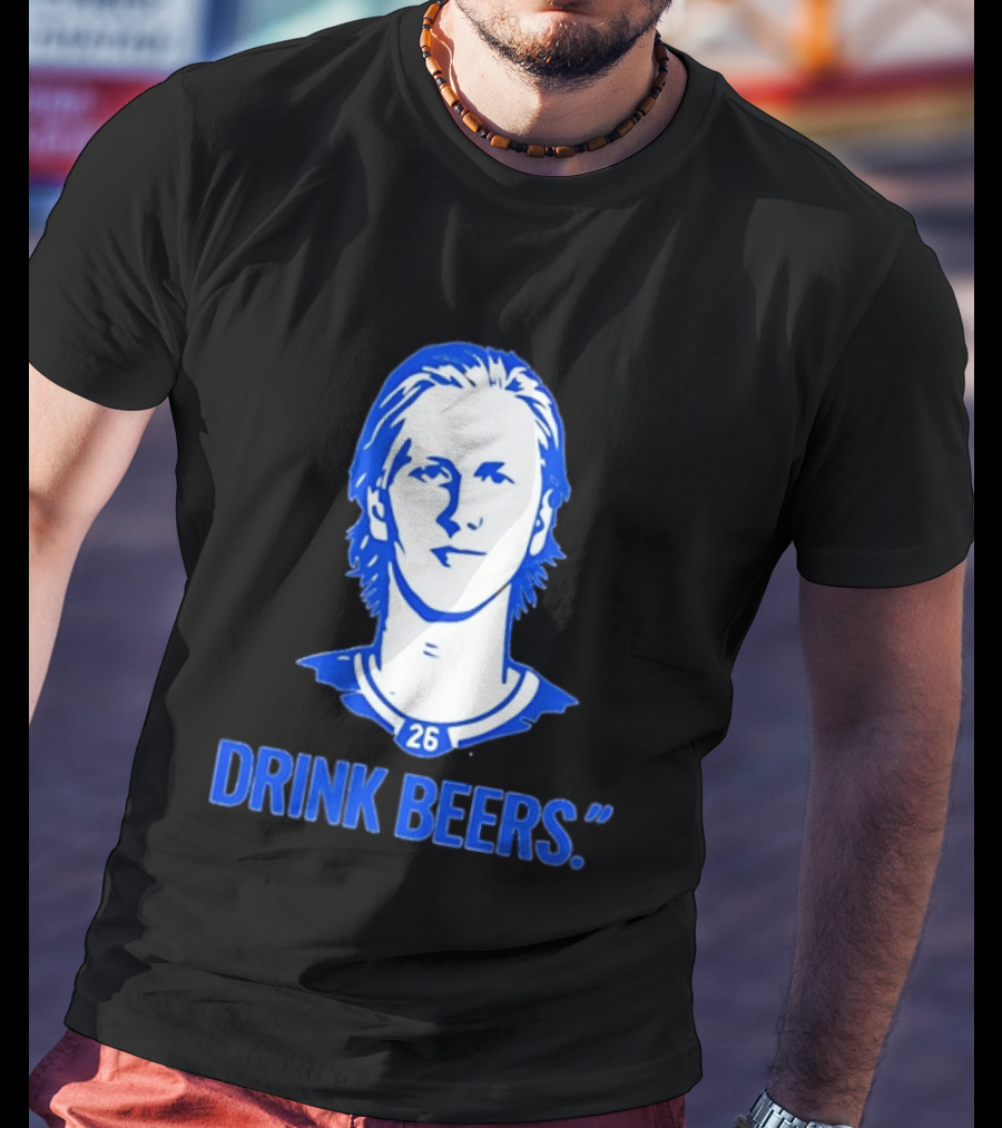 Sam Carrick Rasmus Dahlin Drink Beers Buffalo Sabres Hockey 26 T-Shirt