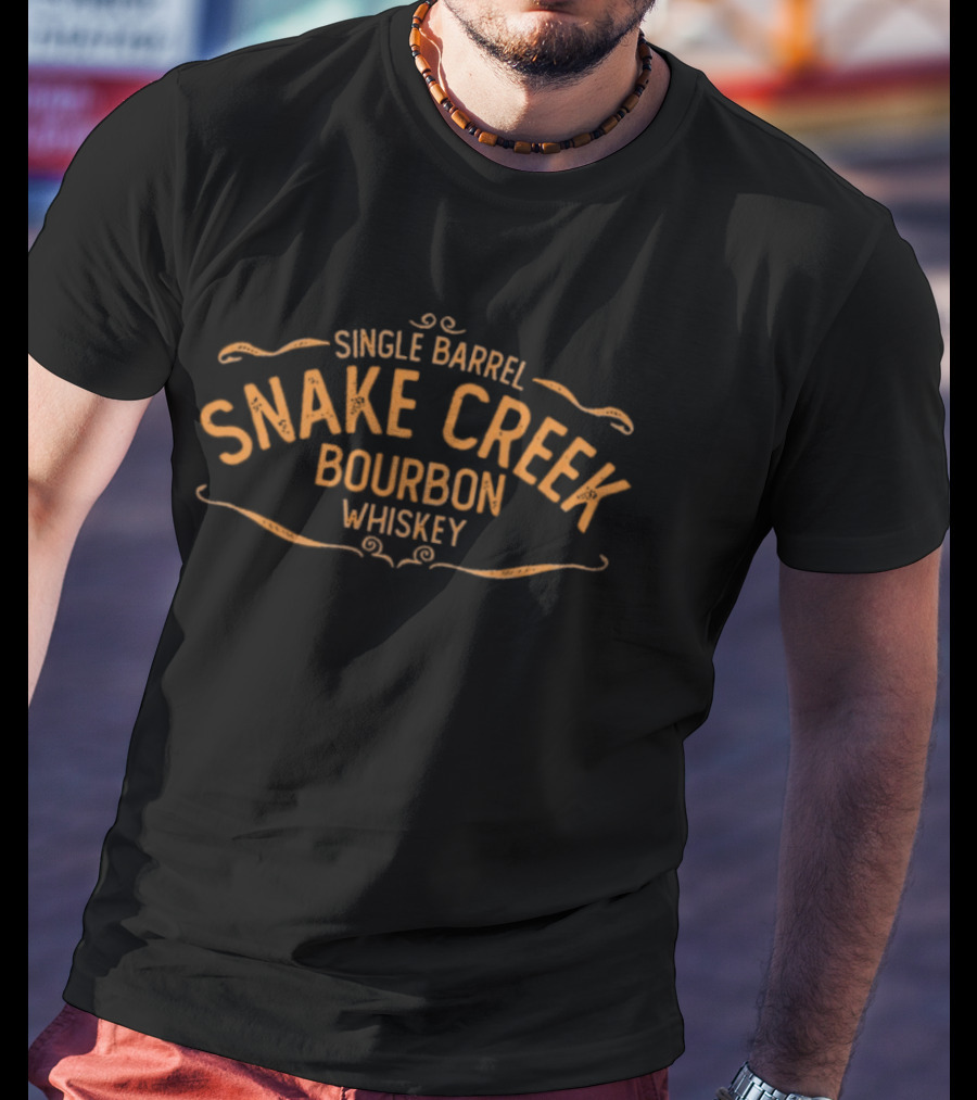 Single Barrel Snake Creek Bourbon Whiskey T-Shirt