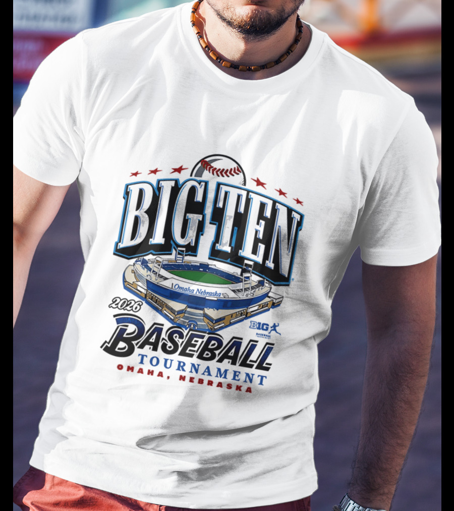2026 Big Ten Baseball Tournament Omaha Nebraska T-Shirt