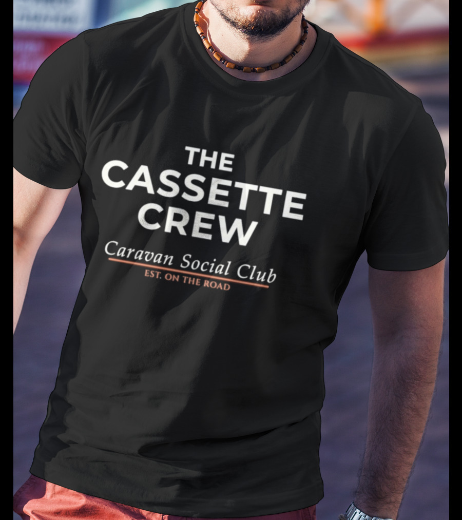 The Cassette Crew Caravan Social Club Est On The Road T-Shirt