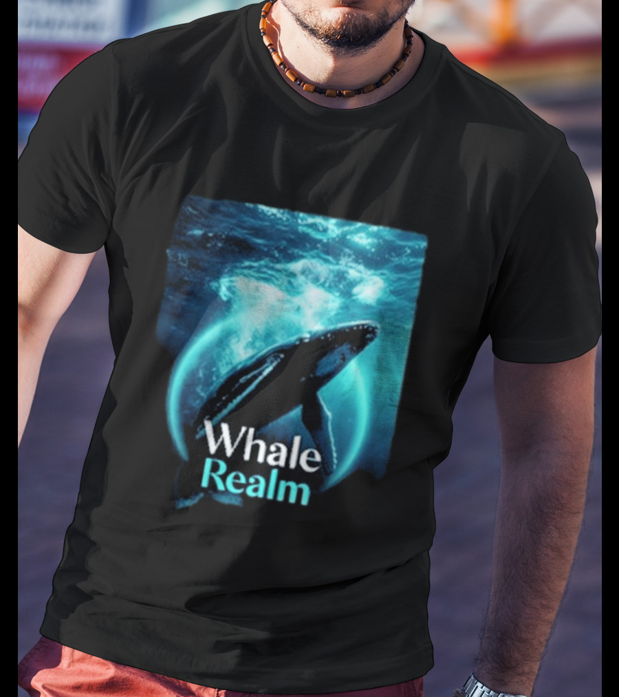 Whale Realm Cinematic Underwater Escape T-Shirt