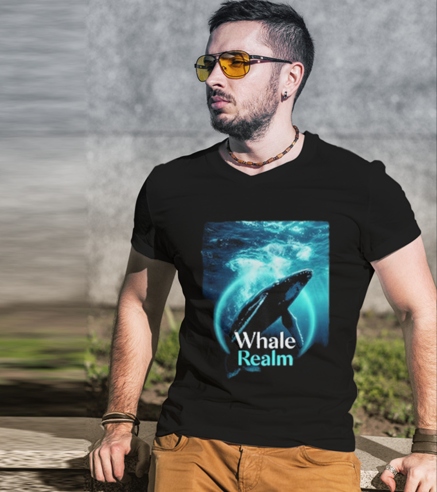 Whale Realm Cinematic Underwater Escape T-Shirt