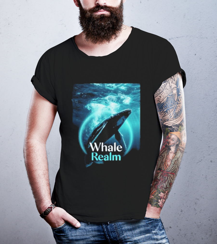 Whale Realm Cinematic Underwater Escape T-Shirt