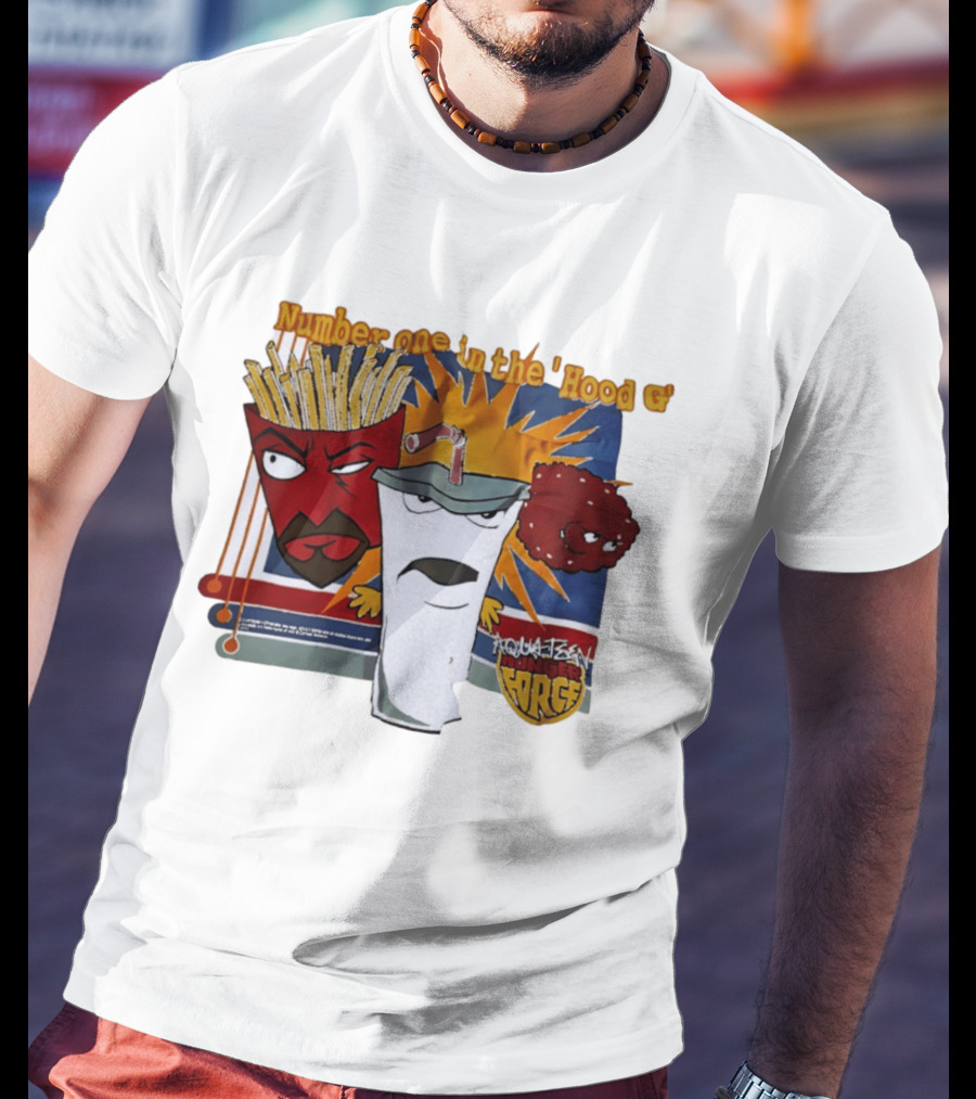 Number One In The 'Hood G Aqua Teen Hunger Force Frylock Master Shake Meatwad T-Shirt