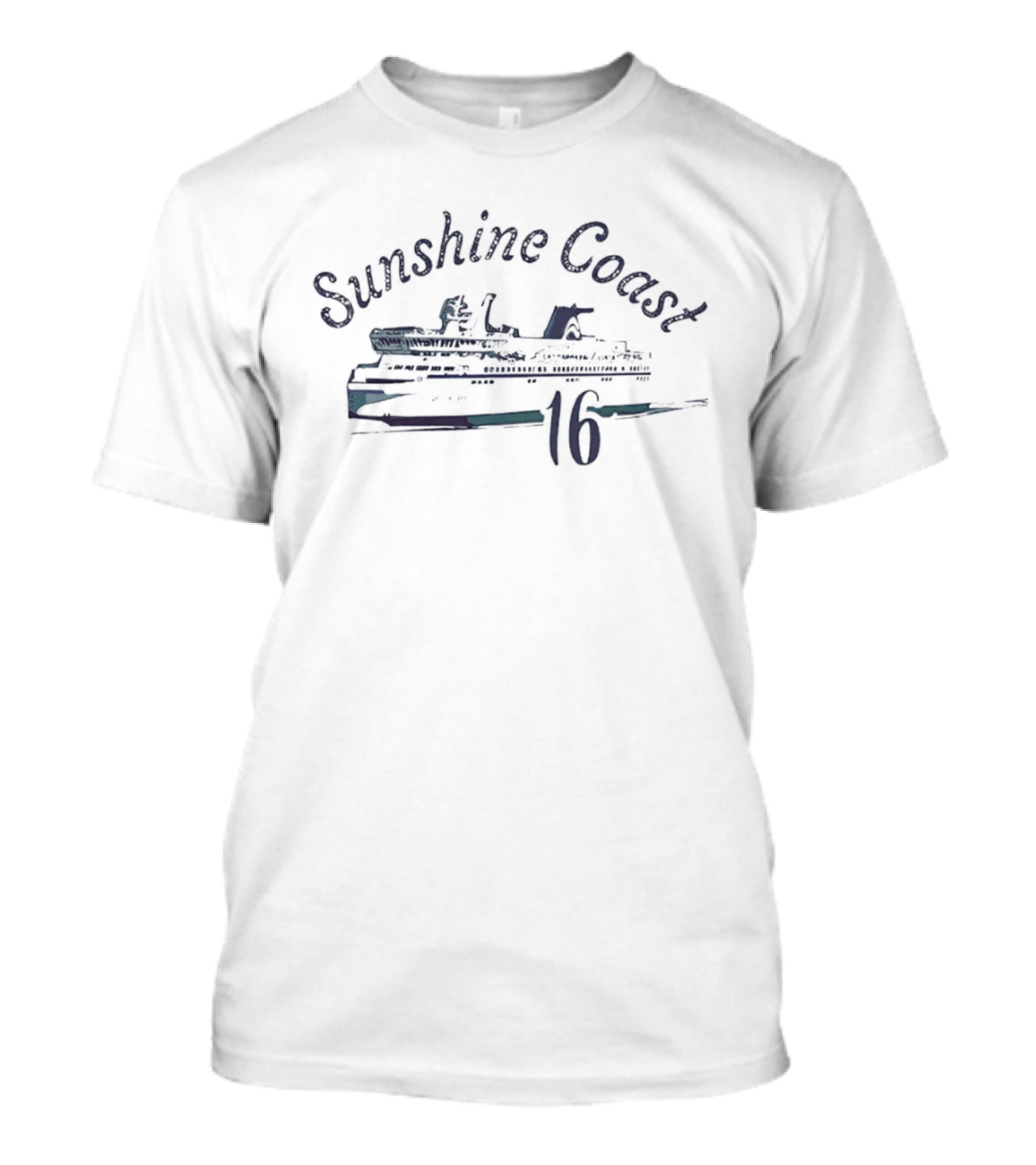 Sunshine Coast 16 Vintage Boat T-Shirt