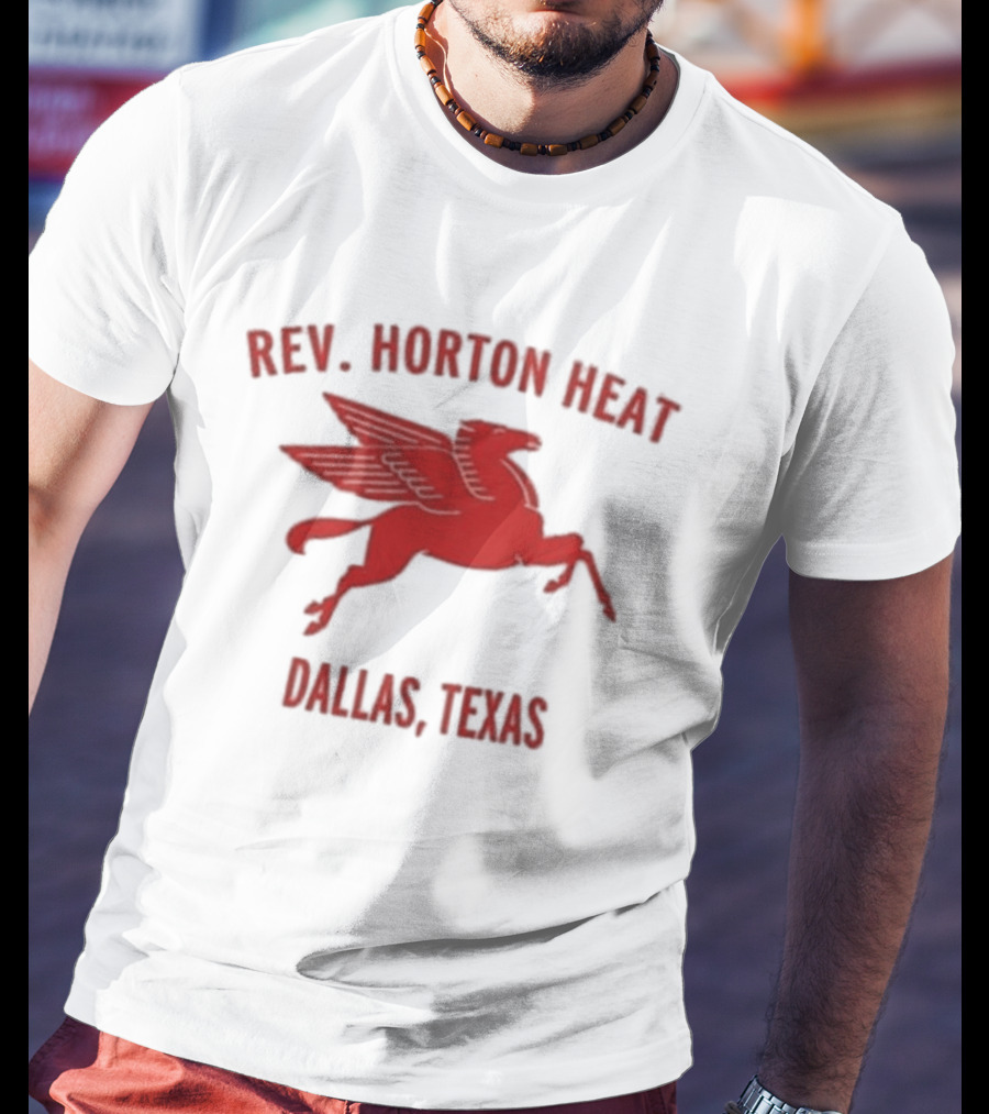 Rev. Horton Heat Dallas Texas Pegasus T-Shirt