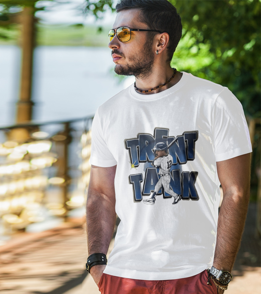 Trent Tank Baseball Homerun Player Number 12 T-Shirt