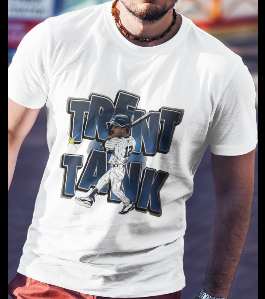 Trent Tank Baseball Homerun Player Number 12 T-Shirt