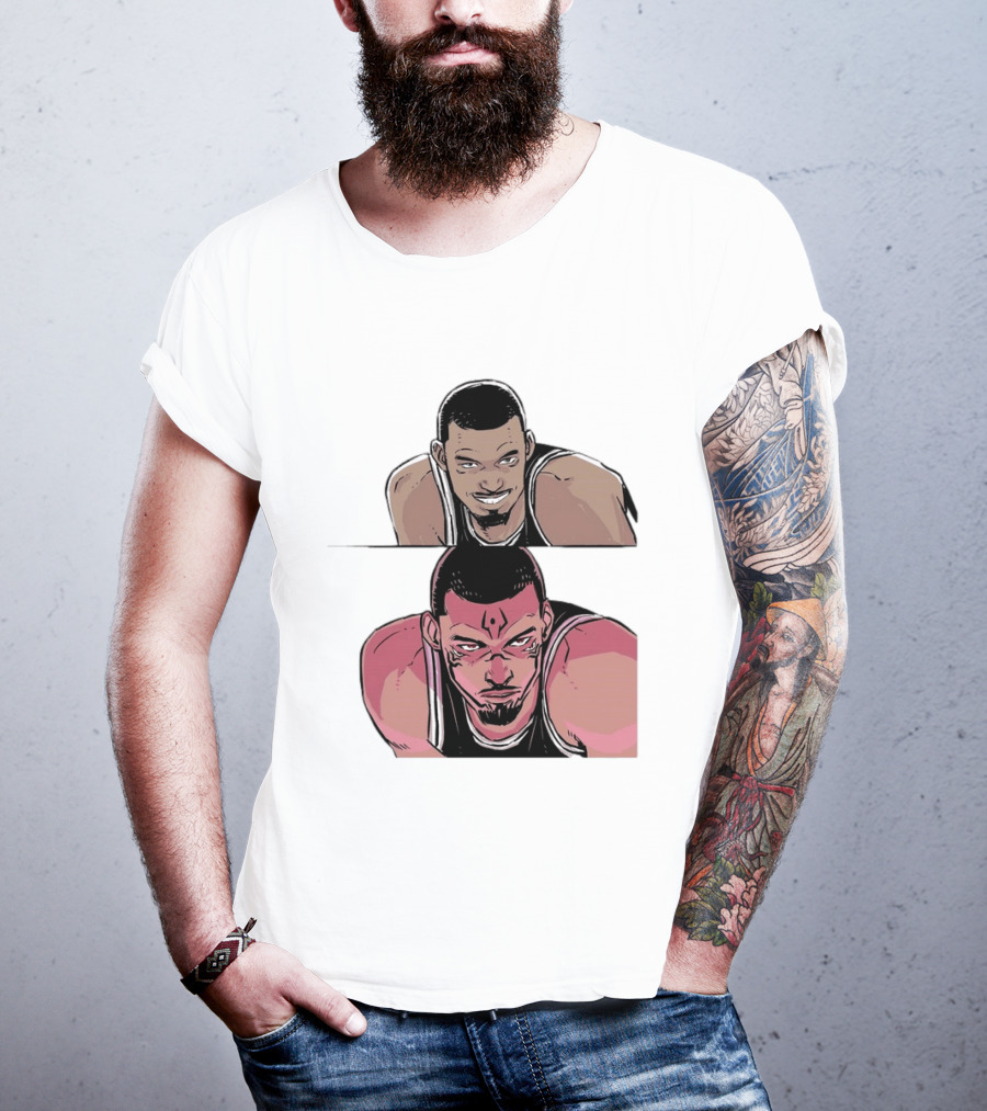 Victor Wembanyama Anime Style Transformation Wemby To Wemkuna T-Shirt
