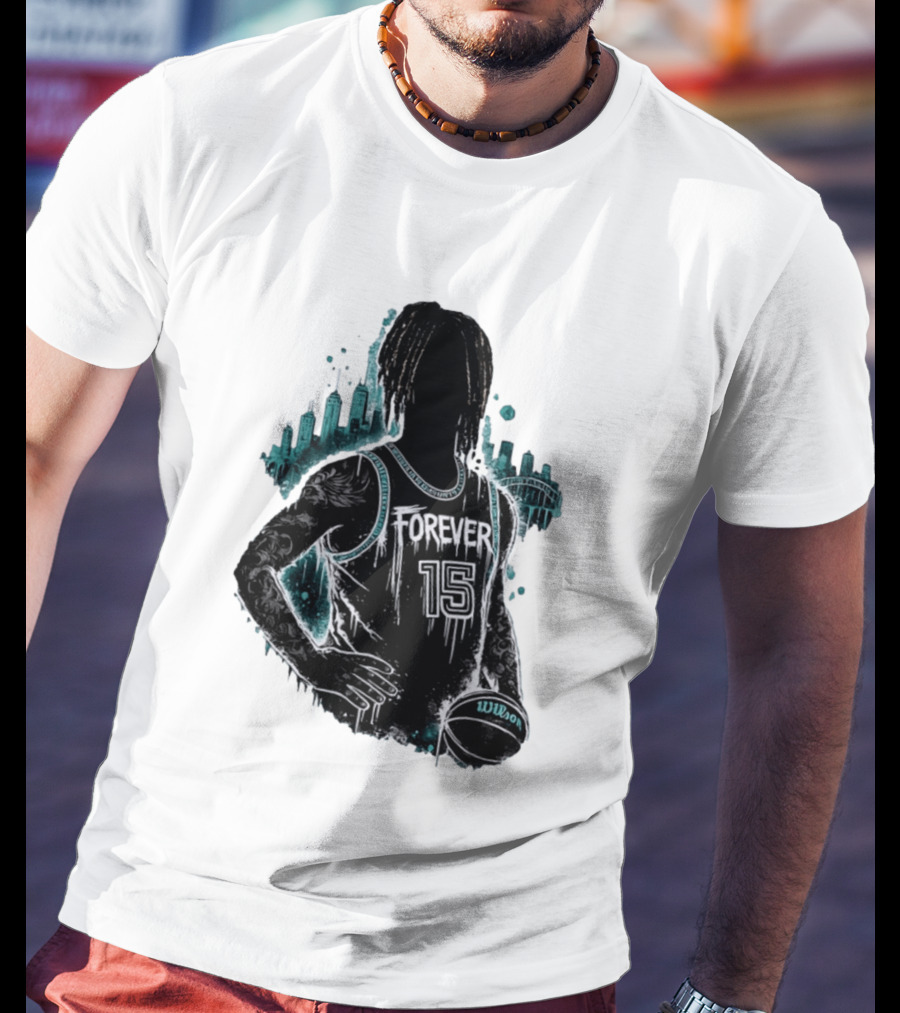 Brandon Clarke Forever 15 Memphis Grizzlies Basketball City Skyline Wilson T-Shirt