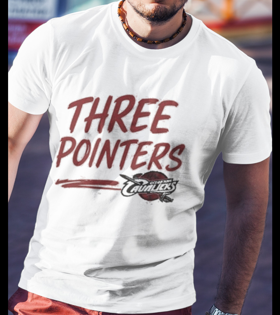 Three Pointers Cleveland Cavaliers Team T-Shirt