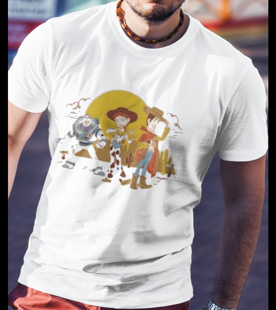 Arizona Diamondbacks X Toy Story Collaboration May 24 2026 Buzz Lightyear Woody Jessie Desert Scene T-Shirt