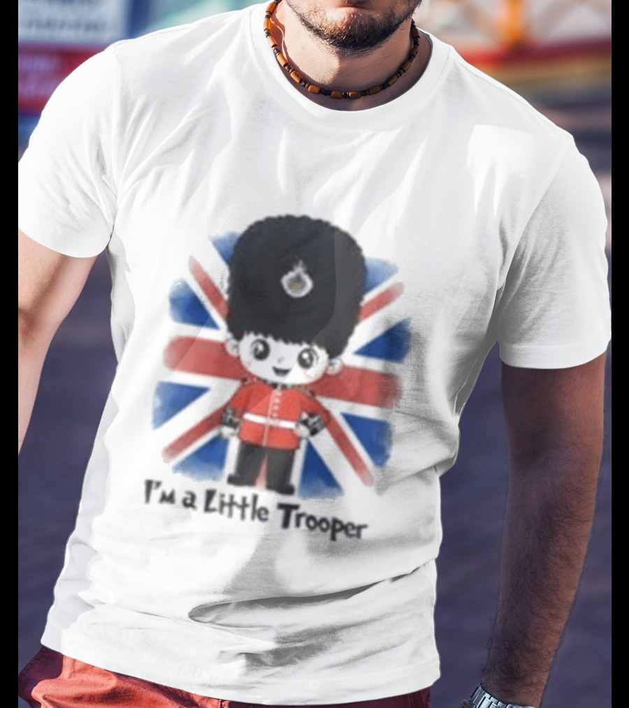 England I'm A Little Trooper British Guard With Union Jack T-Shirt