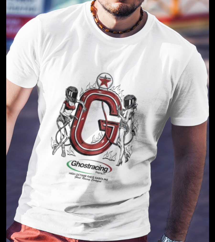 Ghost Racing High Octane Race Gasoline Pump T-Shirt