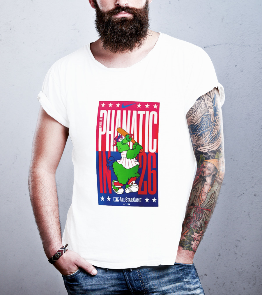 Phillie Phanatic MLB All Star Game 2026 Nike T-Shirt