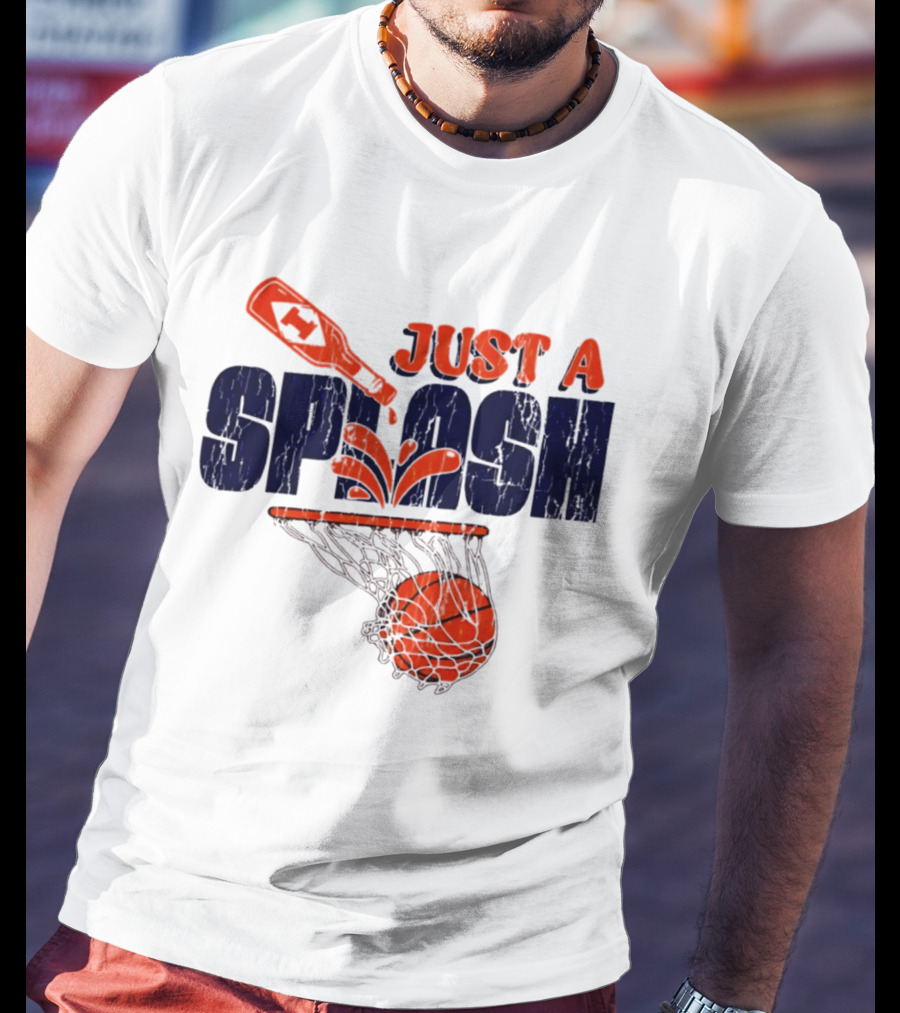 Illinois Fighting Illini Hot Ones Just A Splash Basketball T-Shirt