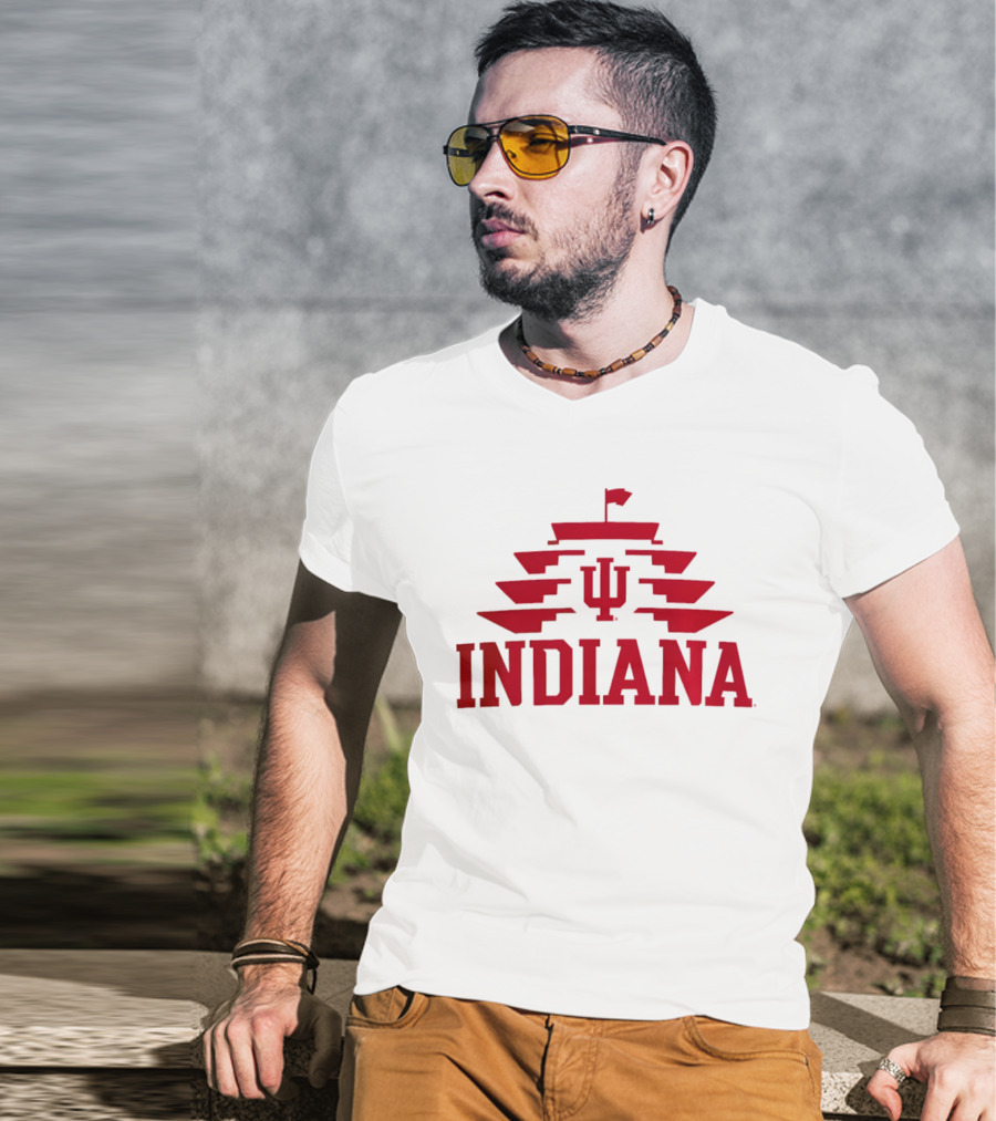 Indianapolis Motor Speedway Indiana Hoosiers IU Racing T-Shirt