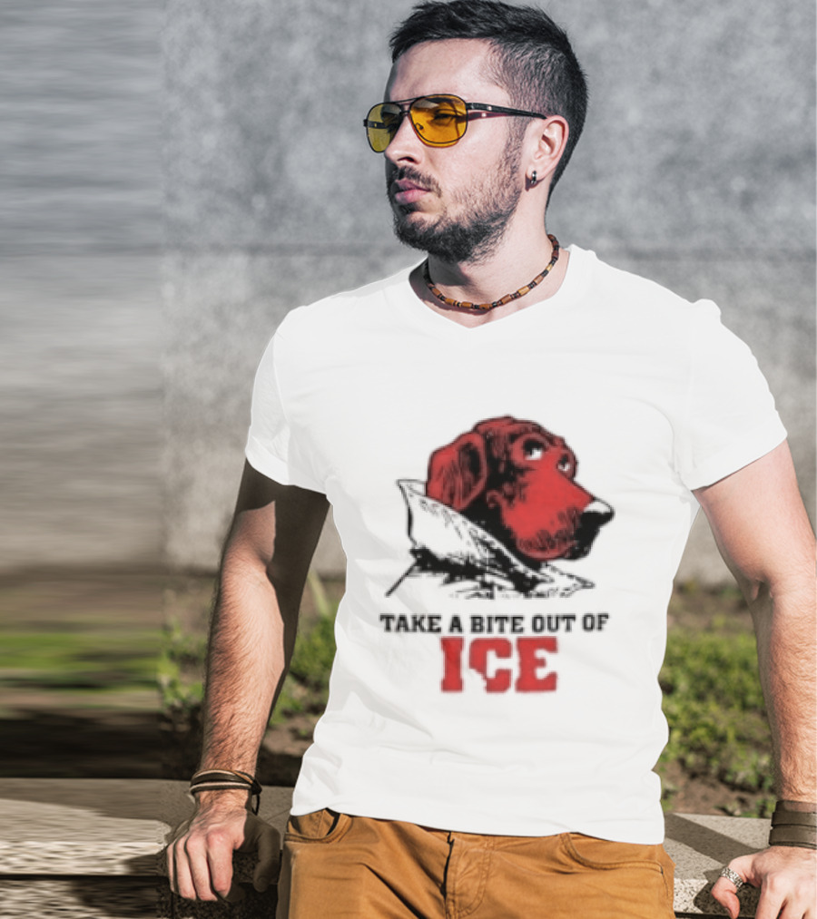 McGruff The Crime Dog Take A Bite Out Of ICE Cops Aren't Your Friend T-Shirt