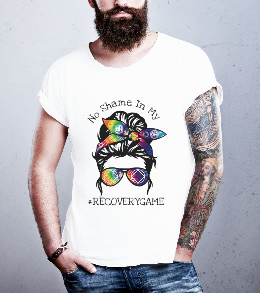 No Shame In My Recoverygame Narcotics Anonymous Alcoholics Anonymous T-Shirt