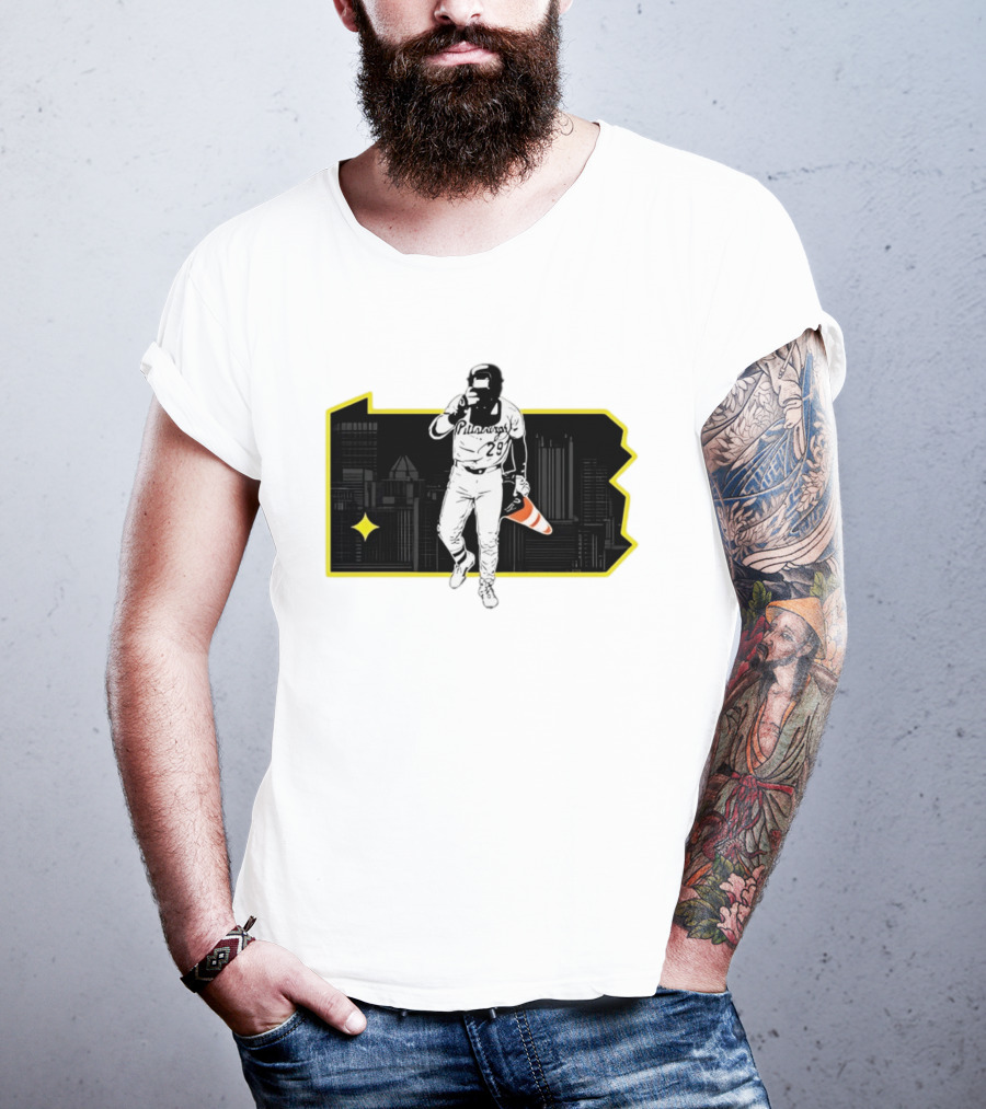 Pittsburgh Pirates Ryan O'Hearn Fear The Cone 29 City Skyline T-Shirt