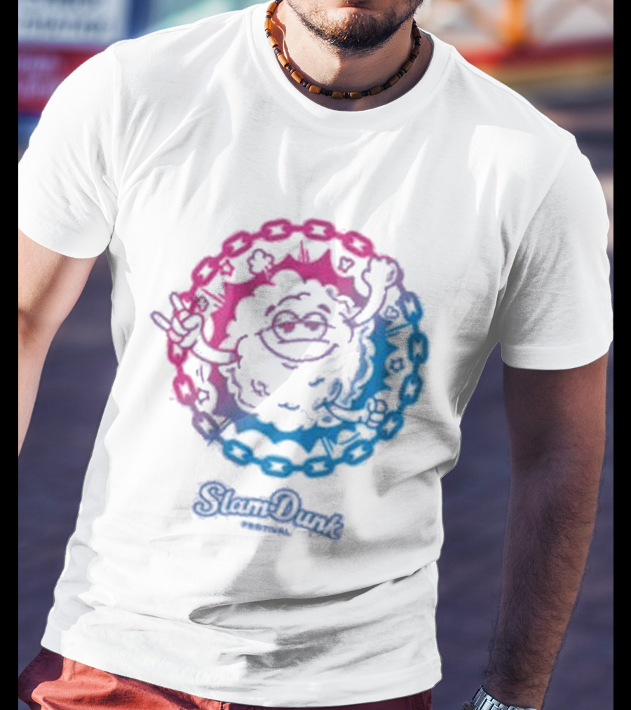 Slam Dunk World Moshy Dreamy Colorful Circle T-Shirt