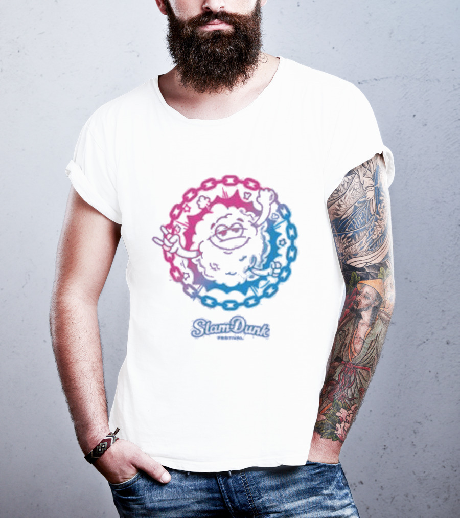 Slam Dunk World Moshy Dreamy Colorful Circle T-Shirt