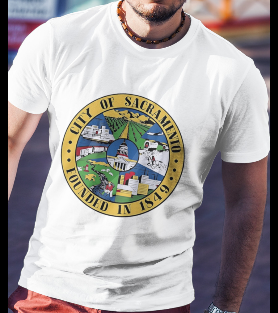 City Of Sacramento Founded In 1849 California T-Shirt
