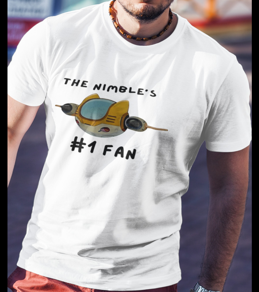 The Nimble's #1 Fan Spacecraft Cartoon T-Shirt