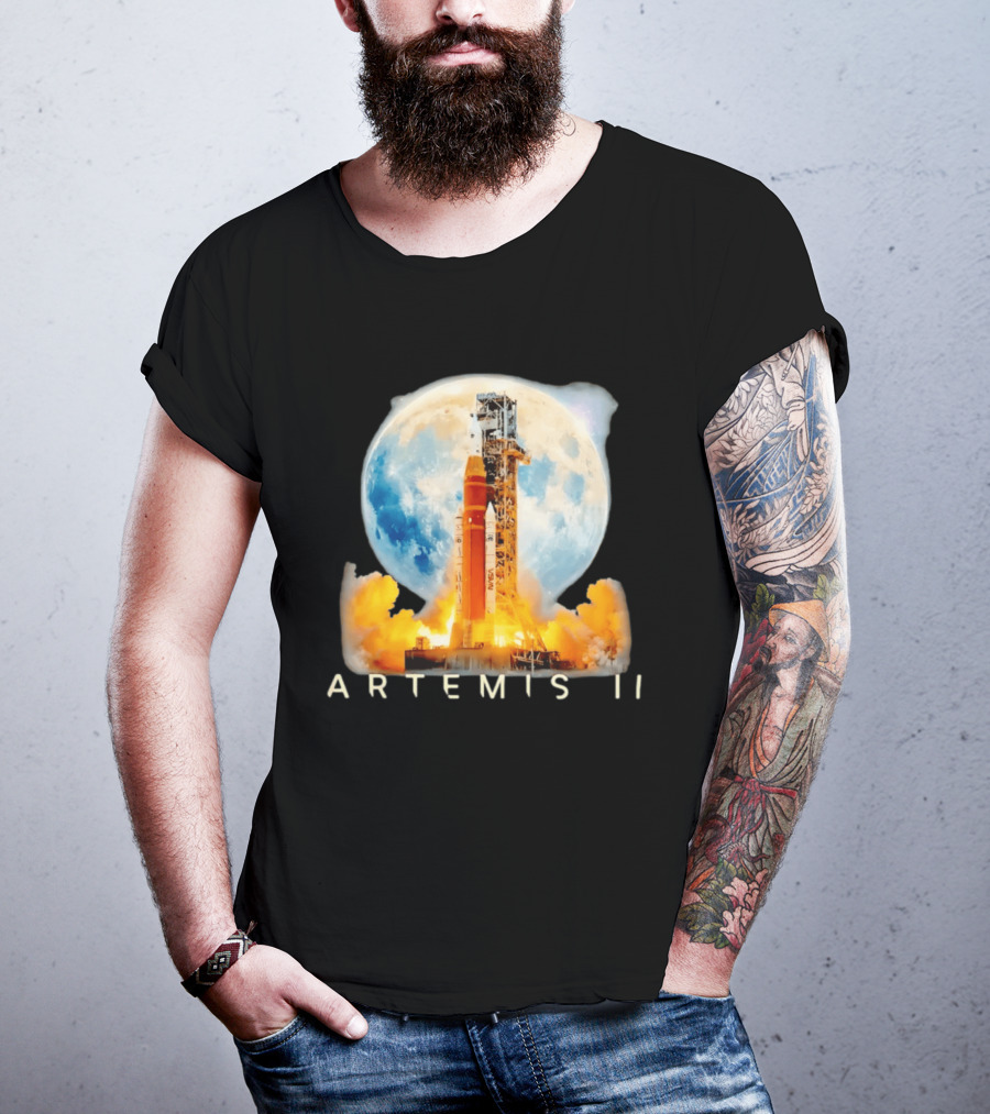 Artemis II Moon Mission NASA Rocket Launch 2026 T-Shirt