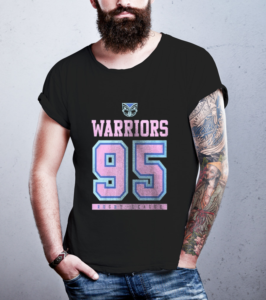 New Zealand Warriors 95 RD Name And Number T-Shirt