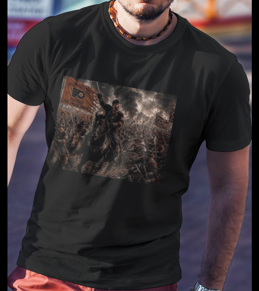 Philadelphia Flyers The Union Army Battle Scene T-Shirt