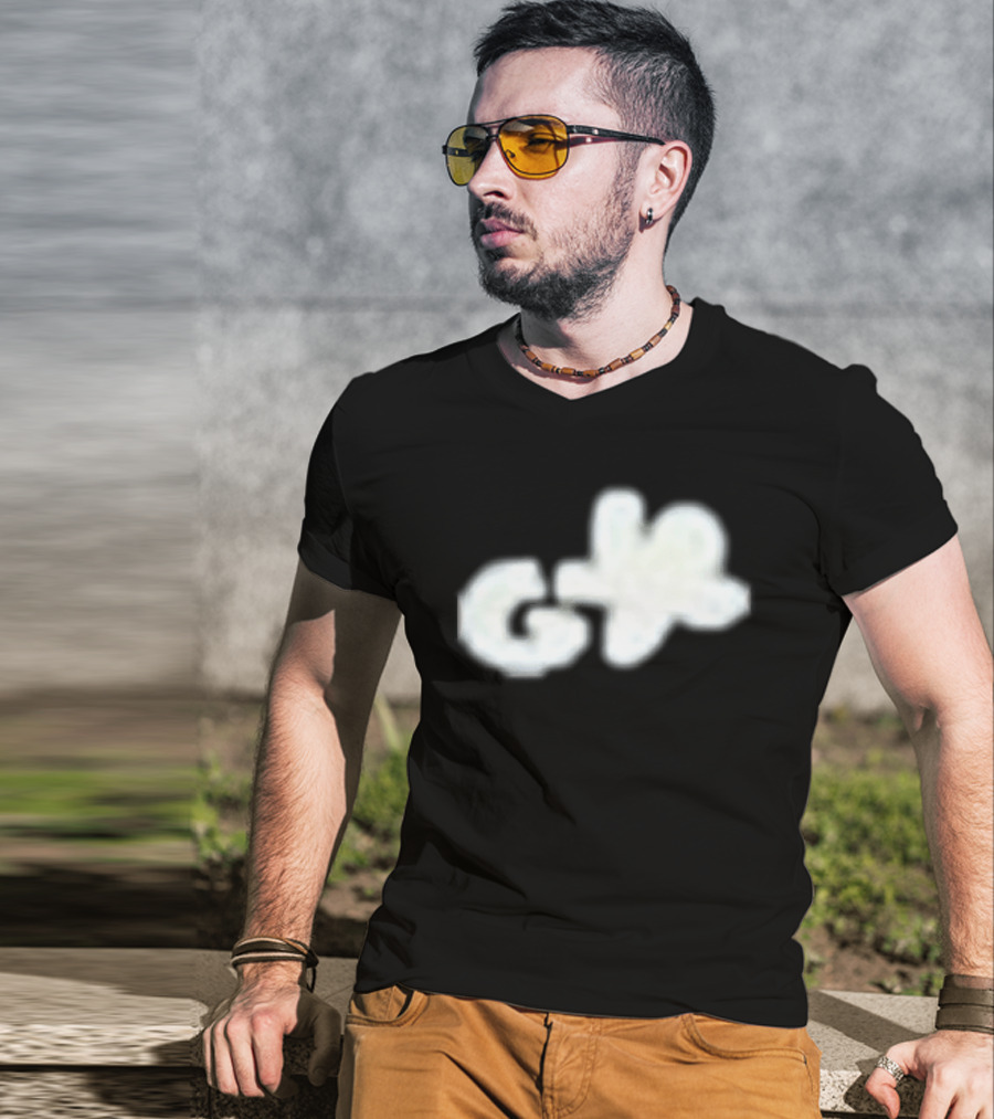 Gouache Hand Printed One By One In The South Of France Composition G+ Plus T-Shirt