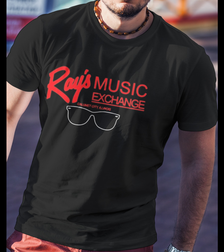 Ray's Music Exchange Sunglasses Styled By Soulful Sounds T-Shirt