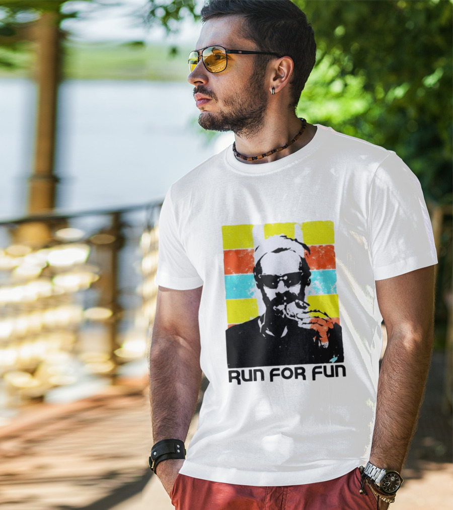 Together Tour Amsterdam Run For Fun 2026 Icon With Sunglasses Eating Pizza T-Shirt